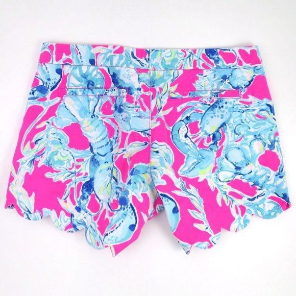 Lilly Pulitzer Buttercup Short in 'Lobsters in Love' Print Size 2 - Picture 4 of 8
